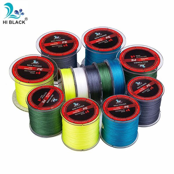 Braid Line Strong PE 4 fili intrecciati da pesca multifilamento 300M 500M 1000M accessori per filo per carpa