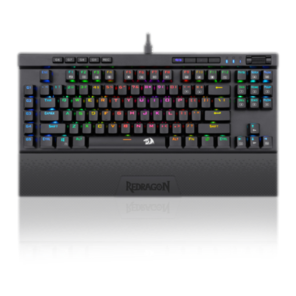 

redragon k587 compact 87 key rgb tkl mechanical gaming keyboard keyboard 9 onboard macro detachable for game lappc
