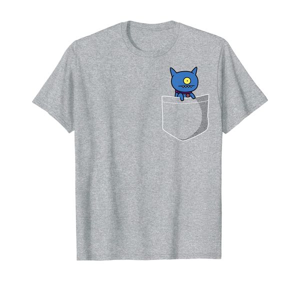 

pocket ugly dog t-shirt - ugly dolls cute funny tee shirt, White;black