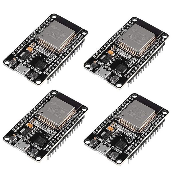 

4pcs esp32 development board esp-32s microcontroller processor integrated chip cp2102 wifi nodemcu-32s esp-wroom-32