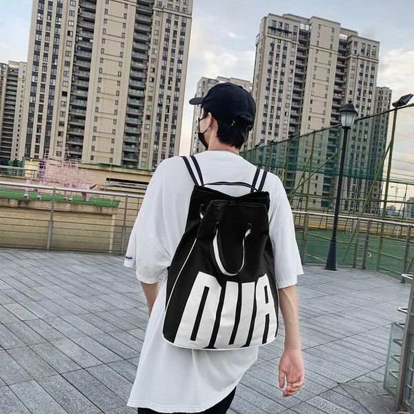 

backpack men's and women's fashion trend high-capacity ins cool korean versatile schoolbag male college student