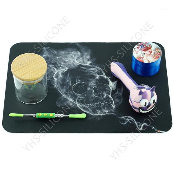 

storage bottles & jars silicone smoking pipe with grinder and carving tool