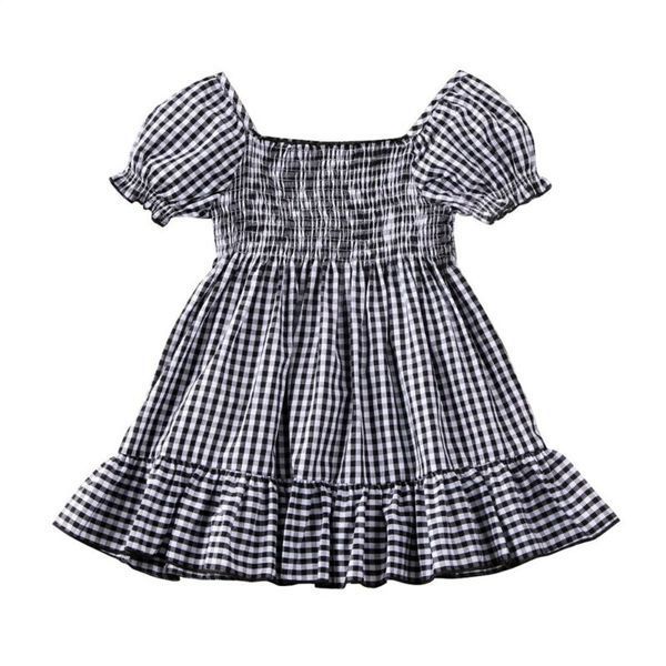 Crianças toddler menina bebê verão concurso festa tutu vestido princesa roupas 1-5T Q0716