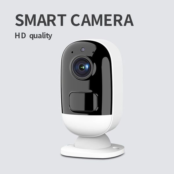 

f1 ip camera 18650 battery powered camera wifi ir 120 degrees pir 1080p video for home long standby