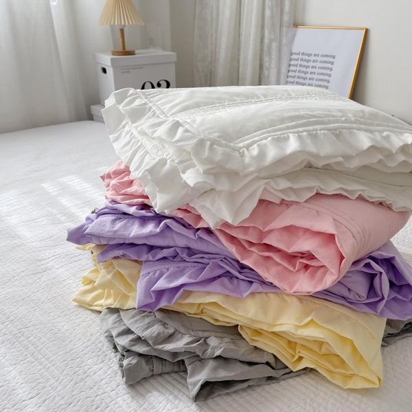 

comforters & sets korean-style summer threepiece set air conditioning quilt washable solid color comfortable qinfu breathable cool in