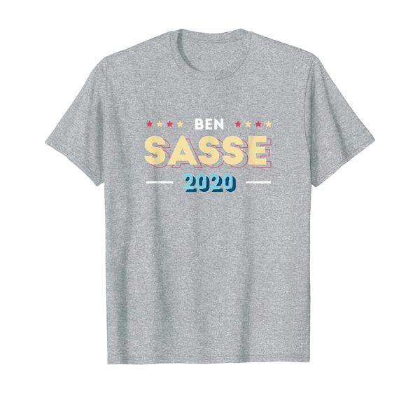 

ben sasse 2020 republican us president election campaign t-shirt, White;black