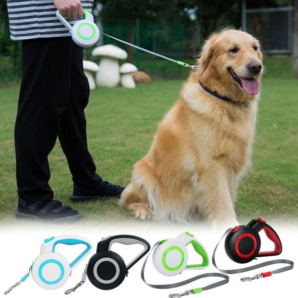 

pet leash retractable dog portable hand-held soft reflective rope for outdoor dogs pets xh8z collars & leashes
