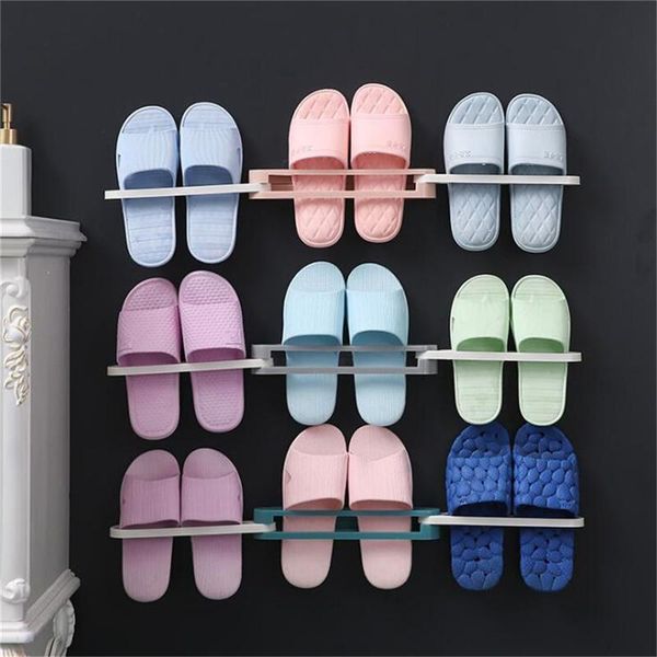 

clothing & wardrobe storage foldable three-in-one wall-mounted shoe rack bathroom living room bedroom