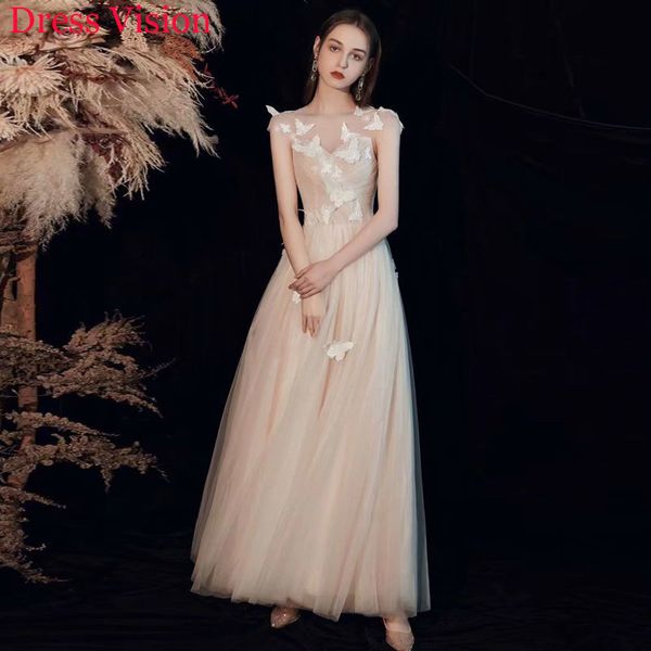 

2021 arrival mariage lace wedding vestidos vestido de noiva robe to be party gowns o-neck hapq, White