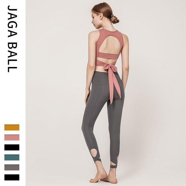 

yoga outfit seamless women set workout sportswear gym clothing fitness sleeveless crop high waist leggings fashionable sports suits