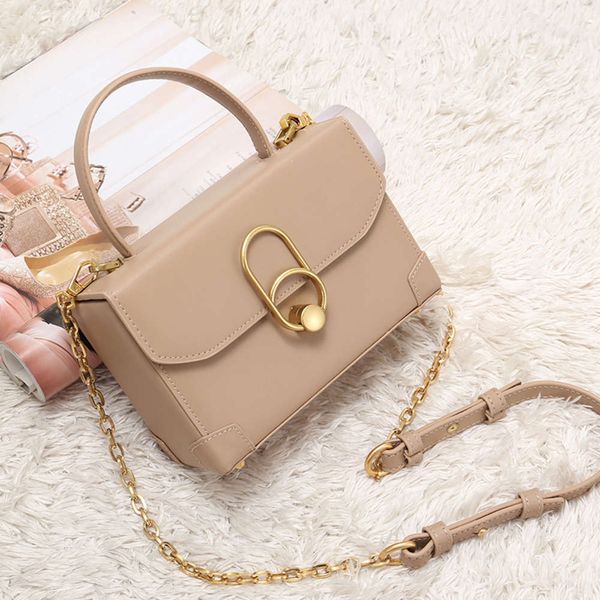 

new luxury women's box chain lock small square case handbag shoulder messenger bag