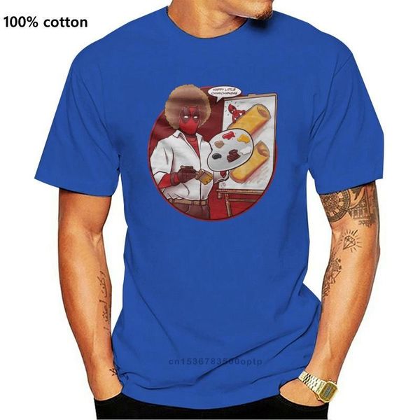 

men's t-shirts happy little chimichangas t shirt, White;black