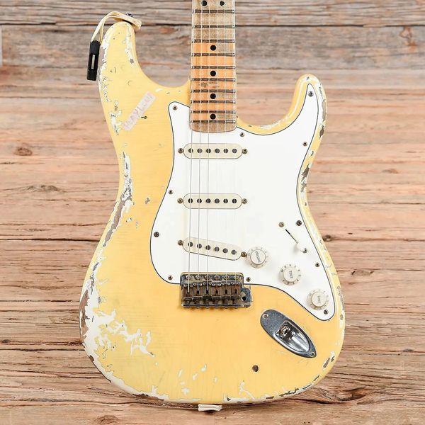 

aged/relic electric guitar, yngwie malmsteen,play loud, scalloped fingerboard