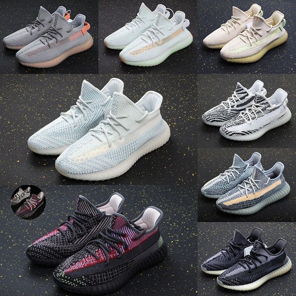 

2021 v2 shoe static reflective casual shoes 3m belgua 2.0 semi frozen butter yellow blue designer men women sneakers size 47 i1o7#