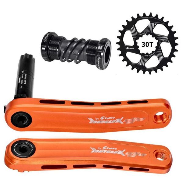 

bike heels & chainwheels e9le mountain crankset arm set for square taper crank