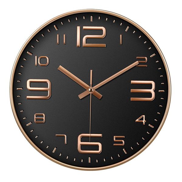 

wall clocks brief creative mute modern design large clock for home kitchen living room decor battery operated silent