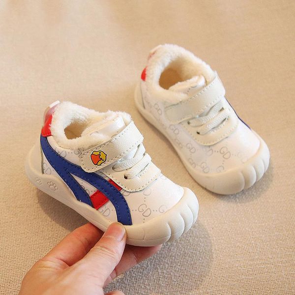 

first walkers children shoes little yellow duck toddler warm cotton soft bottom non-slip casual zapatos invierno niÃ±a