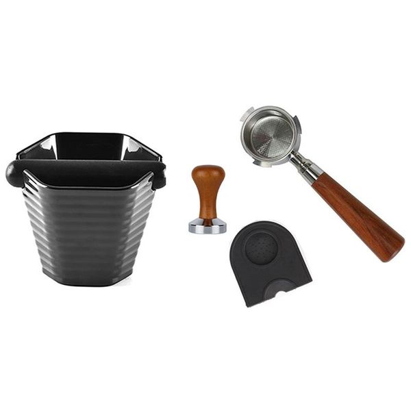 

coffee filters 1 pcs knock box grounds container & set utensil sets