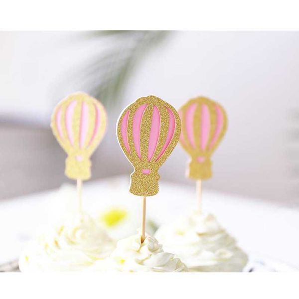 

other festive & party supplies personalised air balloon glitter cupcake ers /customised baby shower cake er/party decorations desser