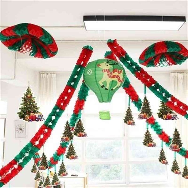 

factory outlet party decoration christmas business hall decoration, new year's day party stage scene layout, kindergarte lqvq