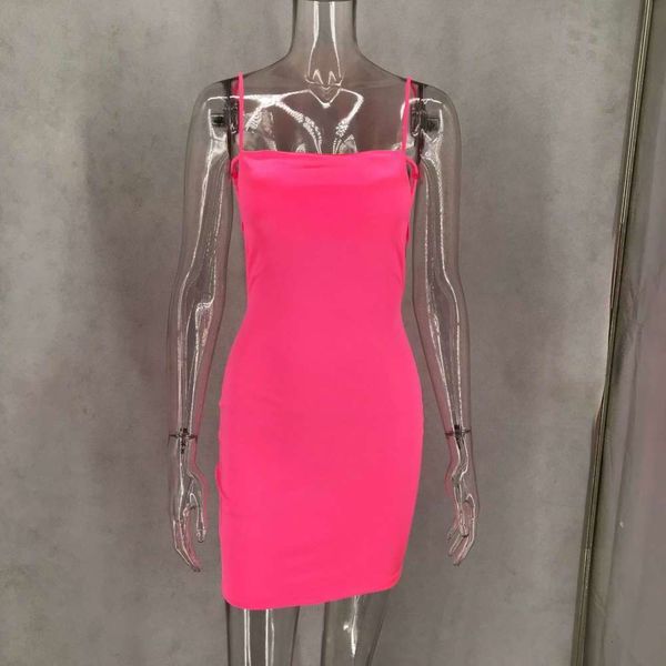 

luxury suspender 2019 new dress solid color women, White;black