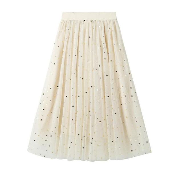 

skirts dfxd 2021 teen girls clothing princess mesh fashion sparkling stars party tutu skirt for 5-14yrs kids clothes, Blue