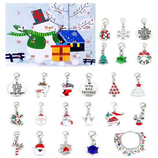 

christmas decorations advent calendar 2021 countdown - themed diy charm