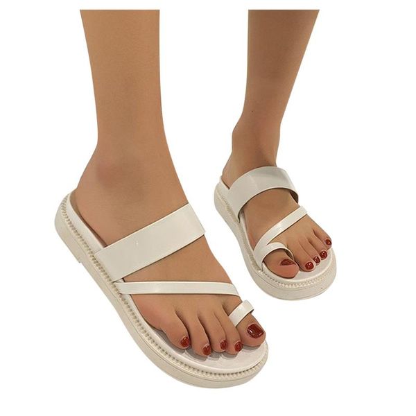 

sandals bottomed slippers women's women summer 2021 female shoes beach shoe fashion, Black