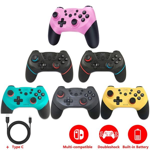 

game controllers & joysticks 2pcs / 1 pc wireless bluetooth-compatible controller for switch pro gamepad nintendoswitch games access