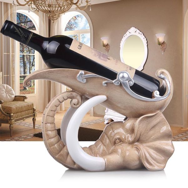 

bath accessory set european wine rack home furnishing living room decor iron crafts resin decoration luxury ornaments