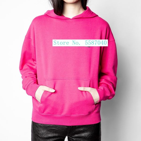 

new 2021 leisure all-match long-sleeved hooded back embroidered pullover sweatshirt women lzfl, Black