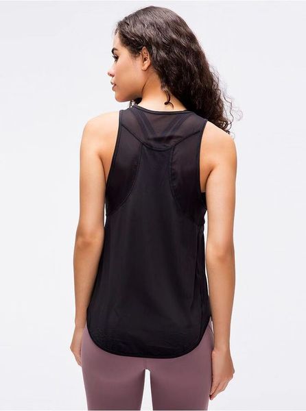 

2019 sculpt tank yoga solid colors women fashion outdoor yoga tanks sports running gym clothes yogaworld, White