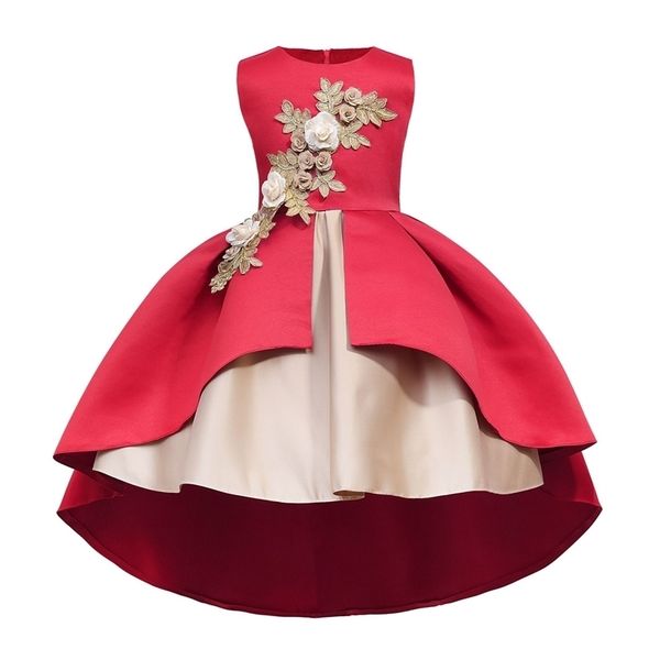 

children's princess dress girls' shawl skirt show children's dress, Black