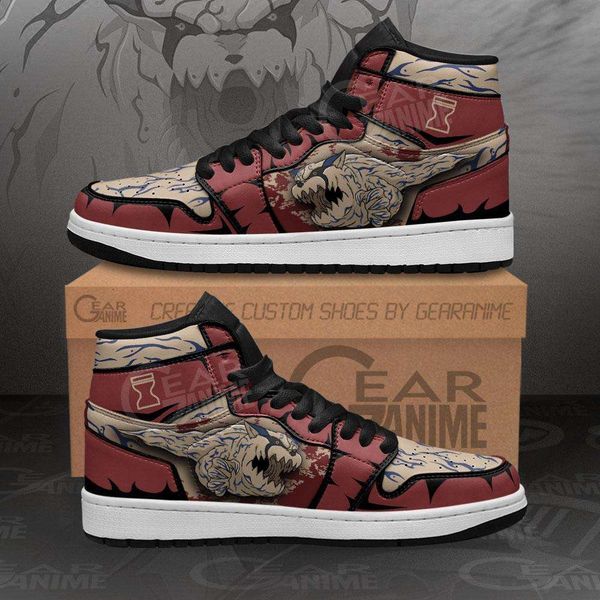 

shukaku tailed beast sneakers narutos custom anime sho