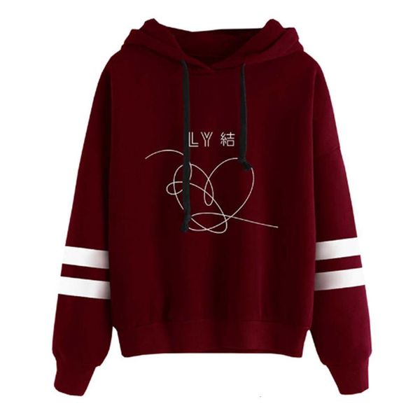 

hoodies autumn winter fleece heart and letter printed thick loose women hoodies sweatshirt sweetshirts, Black