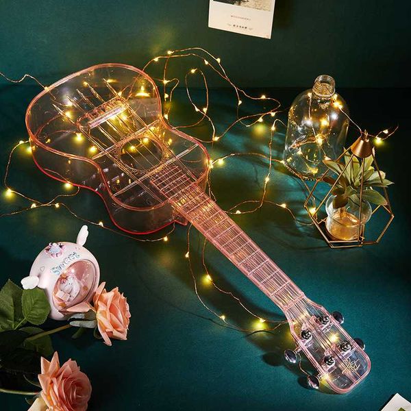 

party decoration ukulele 23 inch single board small guitar transparent festival supplies gifts for children