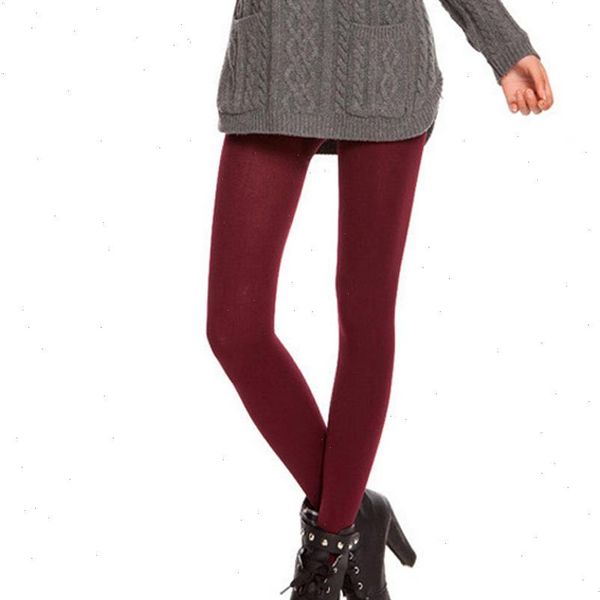 

new fashion women autumn winter leggings high elasticity thick warm tight pants jan88 drop shipping good quality, Black