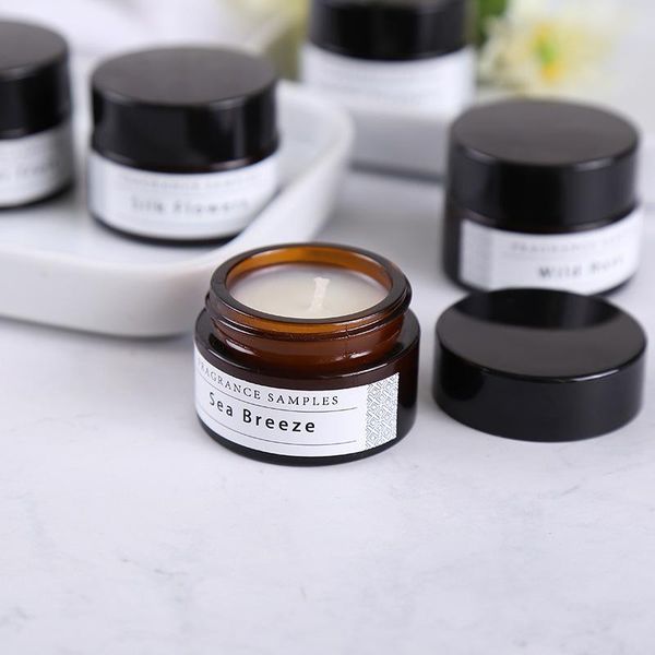 

fragrant candle flavor soy wax smokeless candle odor removal scented candles gift with lid home decor