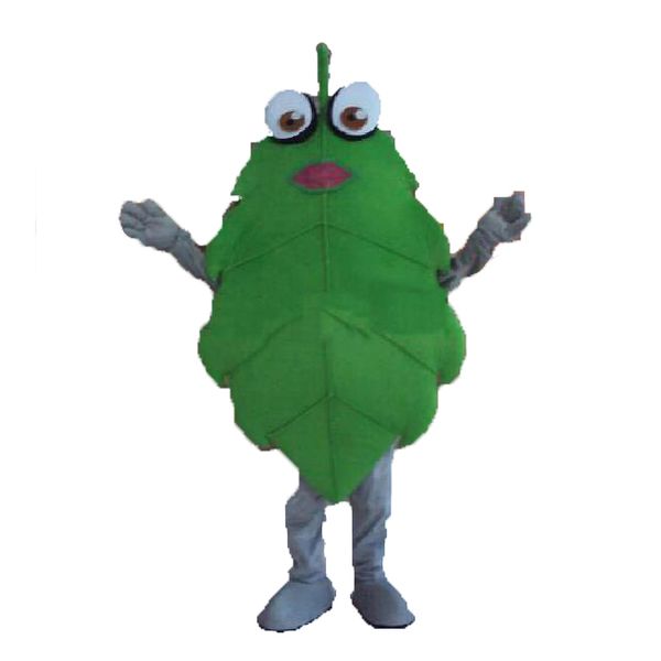 Feuilles vertes accessoires Costume de mascotte Halloween Christmas Fancy Party Cartoon personnage de personnage Suit