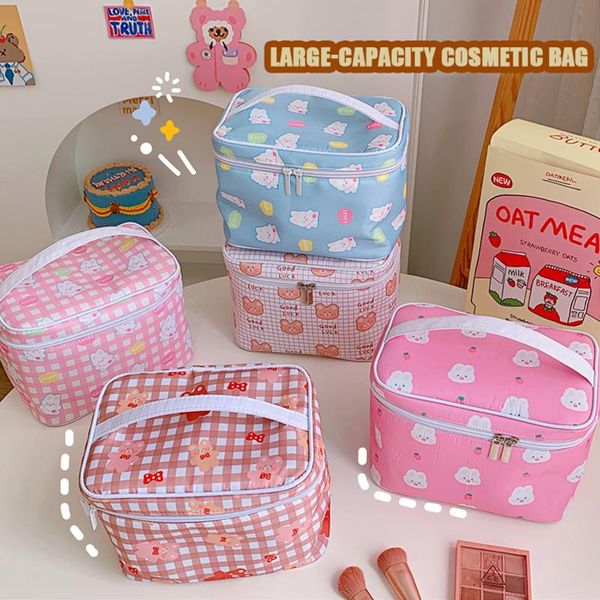 

cosmetic bags & cases w&g cartoon cute bear and bag ins wind large capacity portable toiletry storage