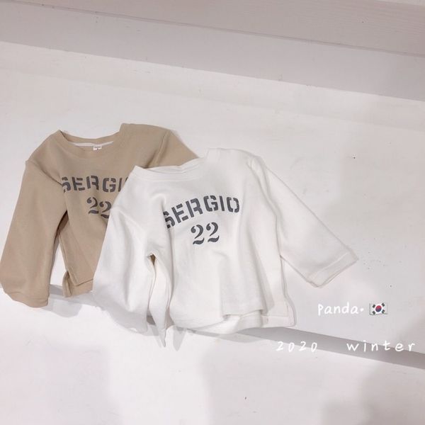 

2021 spring tangmi new t-shirt fashion children's 80-120 foreign style long sleeve top, Blue