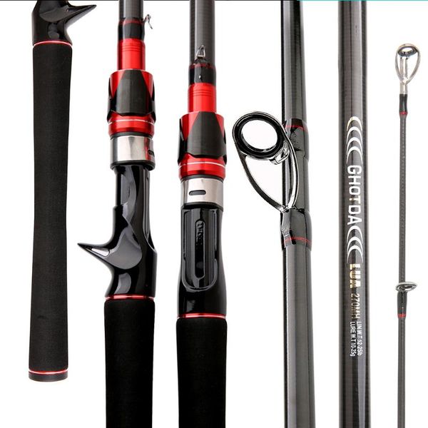 

boat fishing rods gda 4 sections rod 2.1m 2.4m 2.7m 3.0m carbon spinning/casting travel tackle