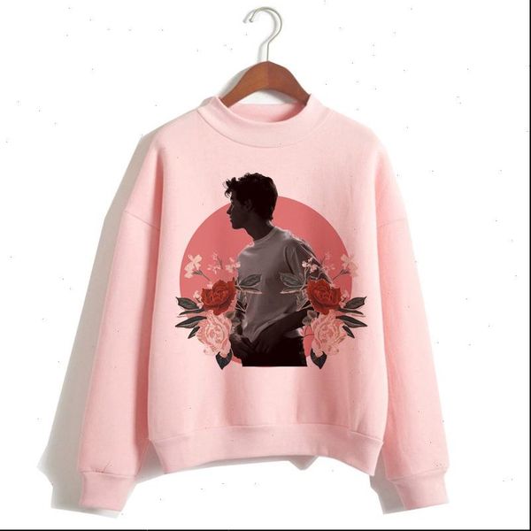 

shawn mendes hip hop autumn long sleeve pullovers women female new oversized sweatshirt 90s ulzzang harajuku sweatshirt, Black