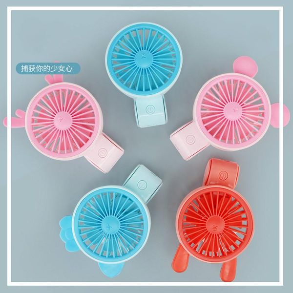 

mini portable handheld fan folding deskusb neck small fan charging student new gift