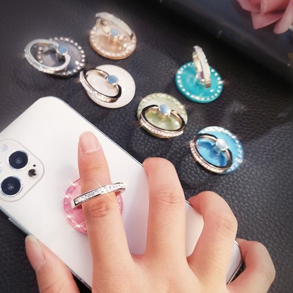 

cell phone mounts & holders mobile ring buckle bracket back stick support is suitable for iphonex shell diamond-studded rotary paste type
