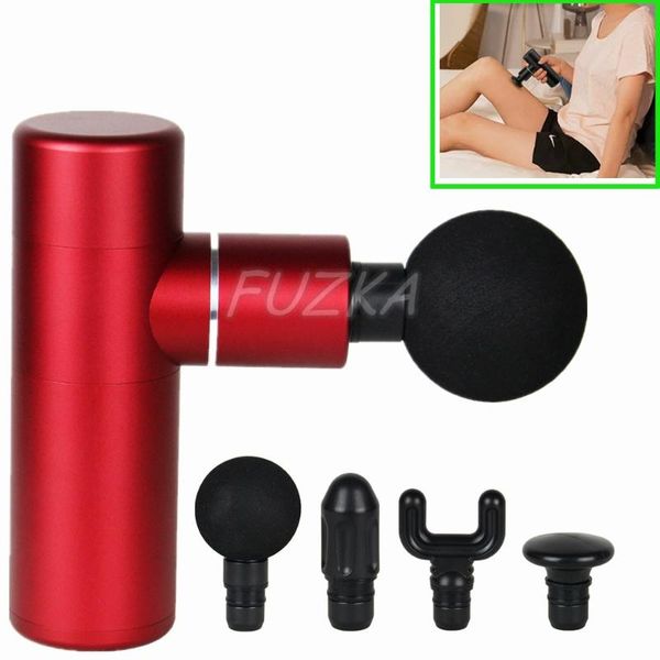 

massage gun portable mini pocket muscle tool rechargeable neck massager therapy body relaxation pain relief fascial