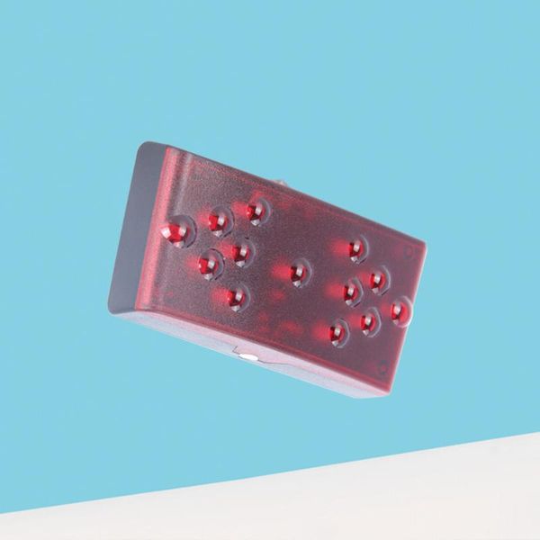 

wireless bike turn signal light led bike tail light usb charging caution riding accessories for mtb road (red)