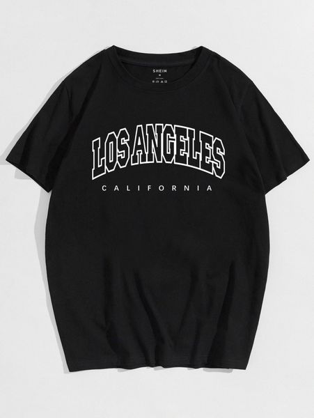 

men letter graphic tee s4x1#, White;black