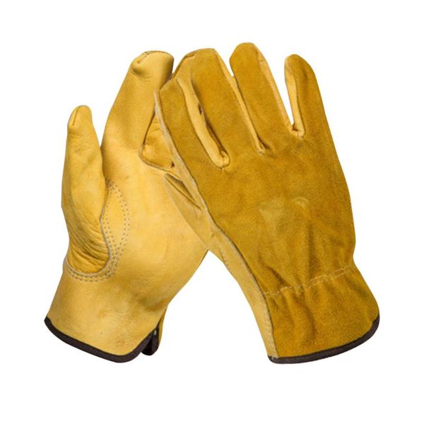 

disposable gloves 1 pair gardening leather work anti-scald wear-resistant tearing-resistant puncture proof unisex