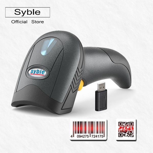 

2.4ghz wireless & bluetooth 2d qr barcode scanner cordless cmos image bar code reader for mobile payment xb-6221rb